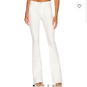 $195 RETAIL NWOT HUDSON HOLLY FLARE White Jeans